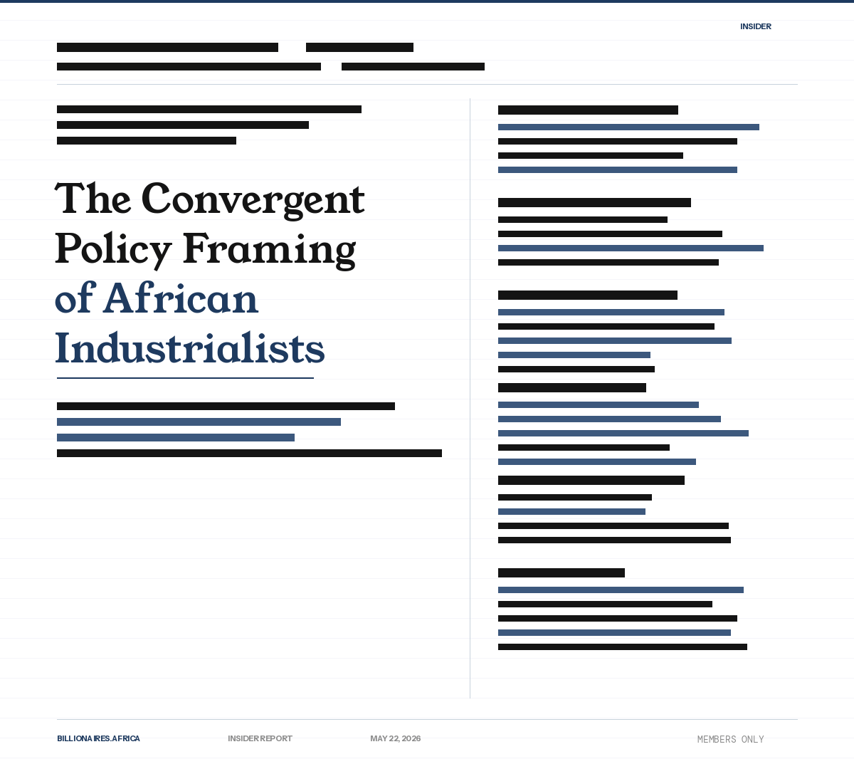 The Inside Story: What Dangote, Motsepe, Masiyiwa, Rabiu, Kagame and the Others Are Now Saying in Coordination, and What Foreign Investors Should Read Into It