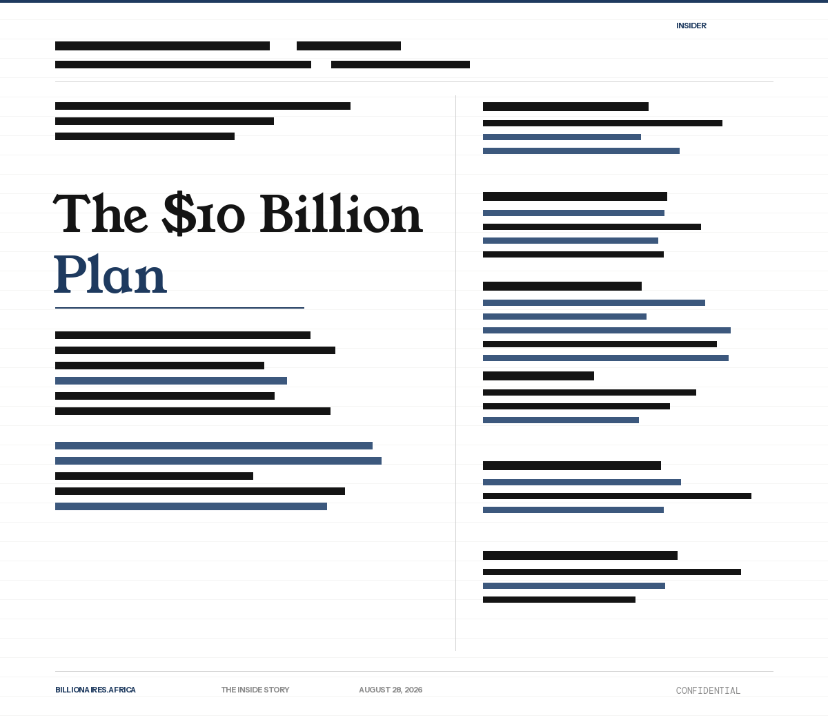 The Inside Story: The  Billion Plan — How Mo Dewji Is Betting Tanzania’s Biggest Fortune on Pan-African Expansion and EV Minerals