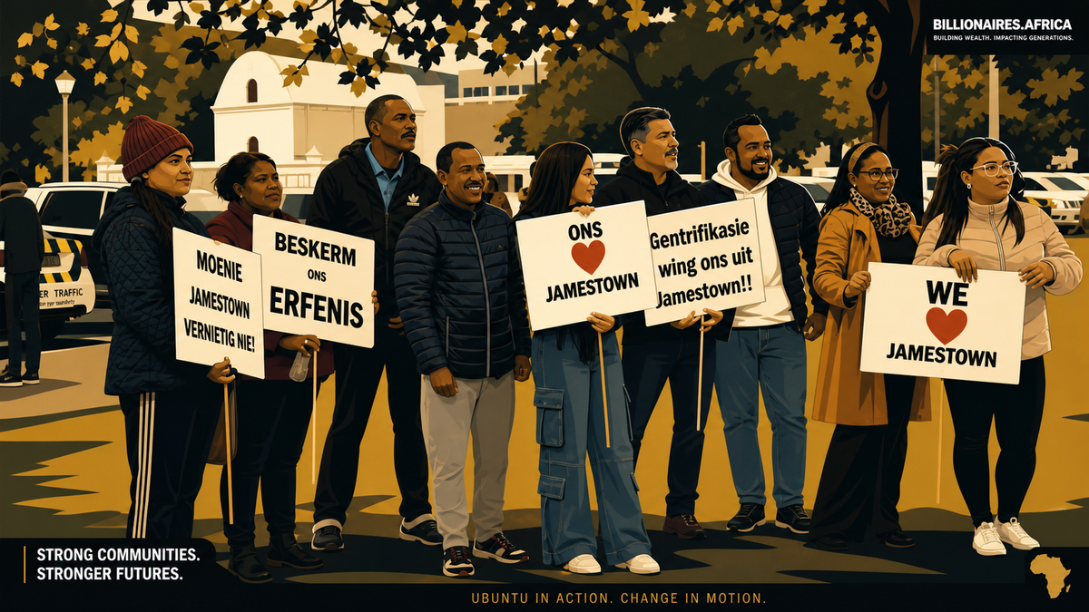 In South Africa's Richest Municipality, a Historic Suburb Protests Neglect and Gentrification
