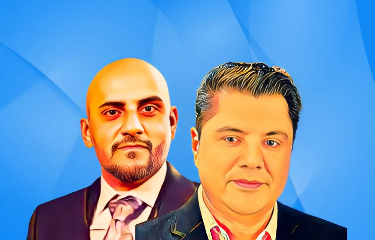 Tanzanian tycoons Ally Edha Awadh and Rostam Aziz.