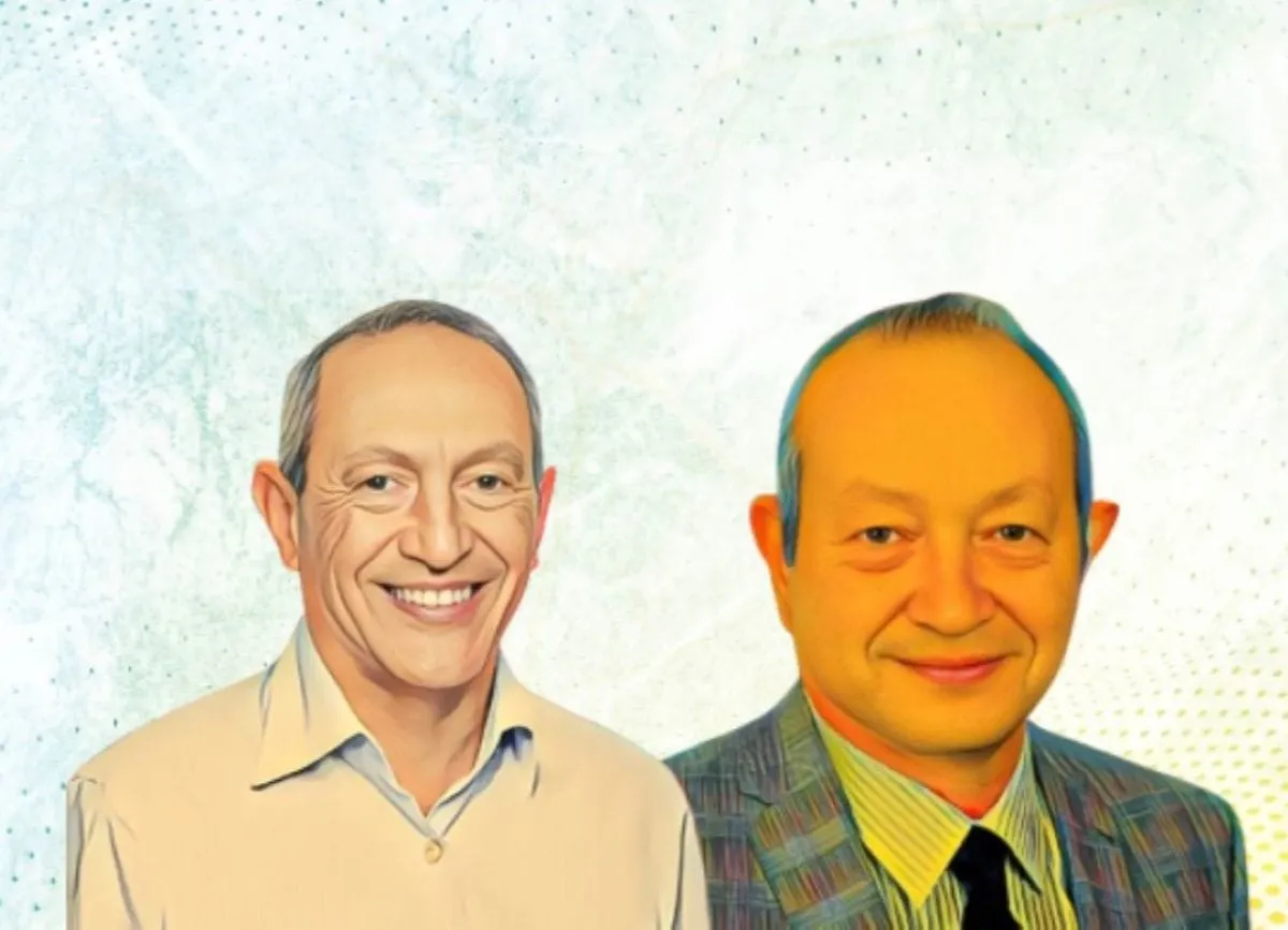 Egyptian billionaires Nassef and Naguib Sawiris.