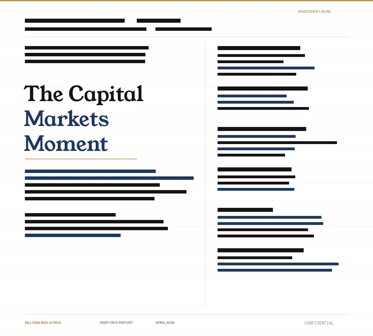 The Capital Markets Moment: How Nigeria’s FTSE Upgrade, the Dangote IPO, and Seplat’s N10,000 Are Reshaping African Equity Markets