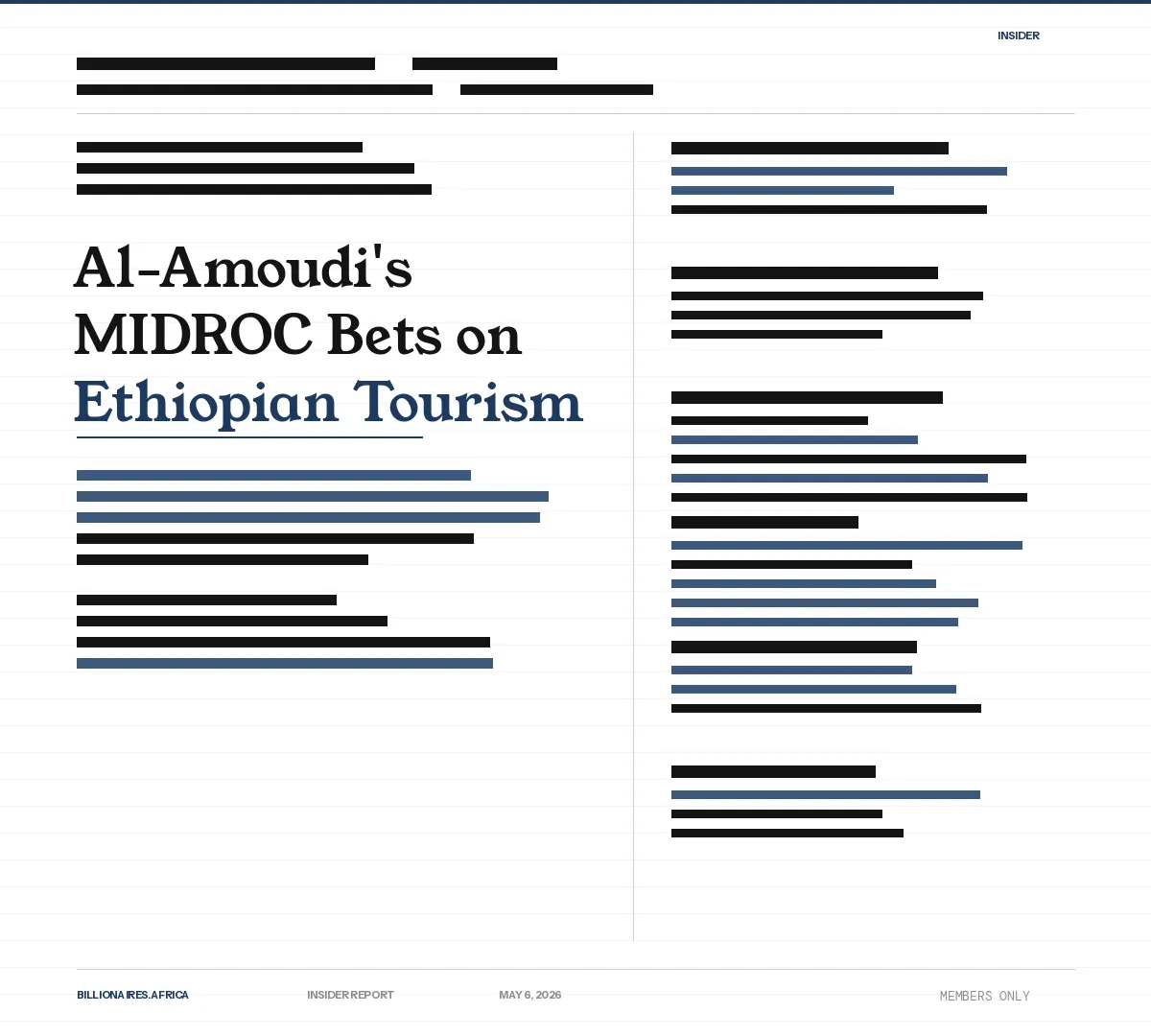 The Inside Story: Al-Amoudi’s MIDROC Bets on Ethiopian Tourism — 10 Marriott-Branded Hotels and a Long-Horizon Wager on the Country’s Reopening