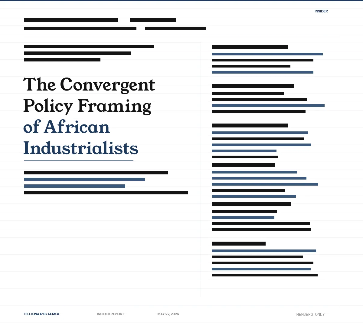 The Inside Story: What Dangote, Motsepe, Masiyiwa, Rabiu, Kagame and the Others Are Now Saying in Coordination, and What Foreign Investors Should Read Into It