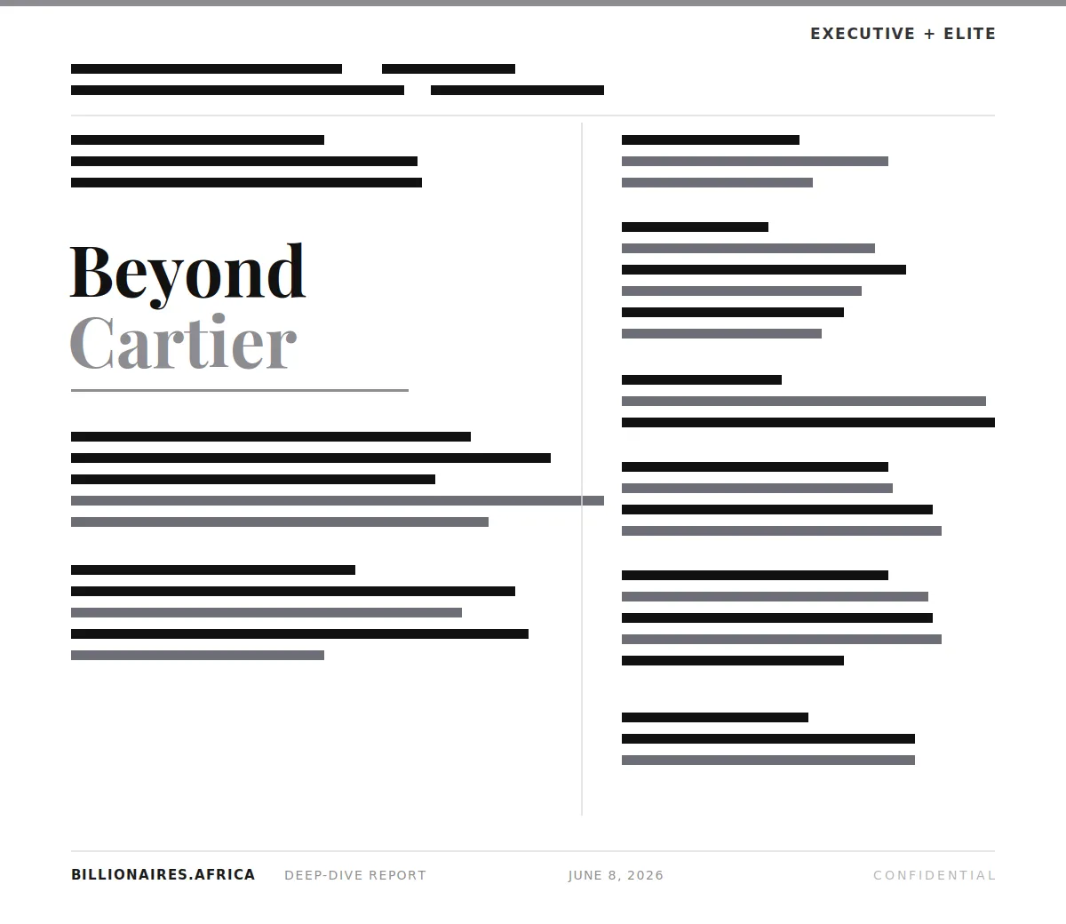 Deep-Dive Report: Johann Rupert — Beyond Cartier