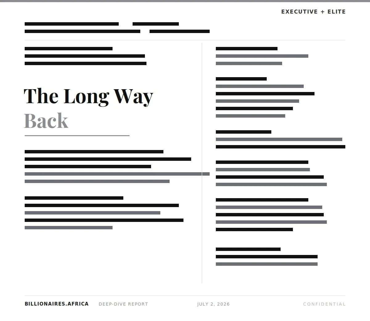 Deep-Dive Report: Christo Wiese — The Long Way Back
