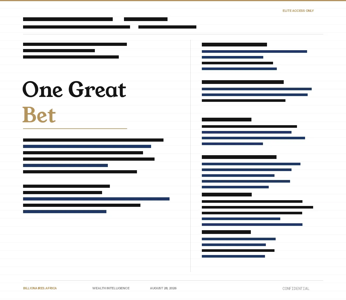 Wealth Intelligence: One Great Bet — How Koos Bekker's $32 Million Wager on Tencent Still Defines Naspers, and the Discount He Leaves Behind