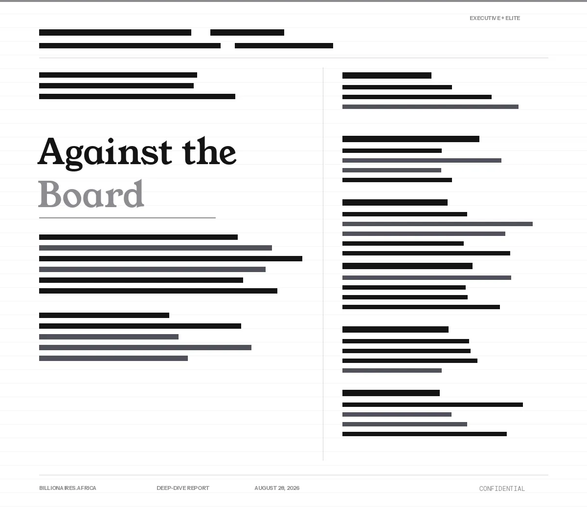 Deep-Dive Report: Against the Board — How Hend El Sherbini Took Egypt's Biggest Diagnostics Group Private Over Her Own Directors' Objections