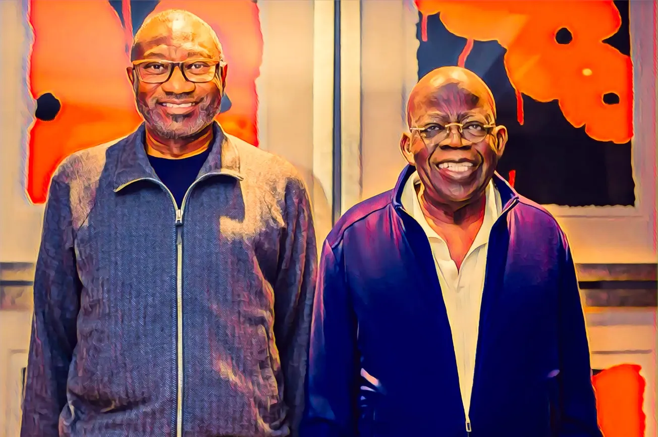 Nigerian billionaire Femi Otedola dines with President Tinubu in Paris and backs his reforms