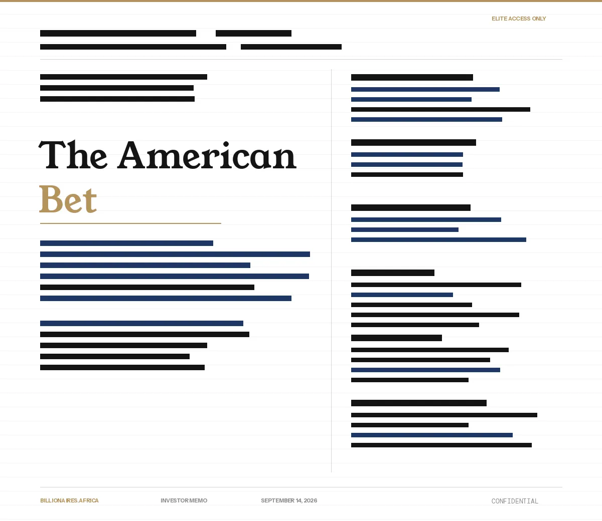 Investor Memo: The American Bet — How Washington's $100 Million Loan to Ziad Dalloul's Africell Makes One Telecom the Front Line Against Huawei in Africa