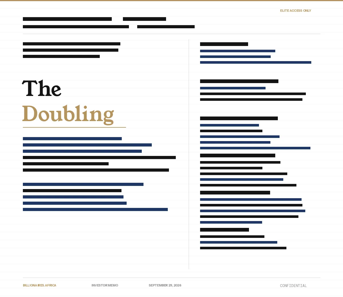 Investor Memo: The Doubling — Dangote Group Is on Course to Take Revenue From $18 Billion to $36 Billion in a Single Year, and the Cement Arm Is Funding Its Own Expansion
