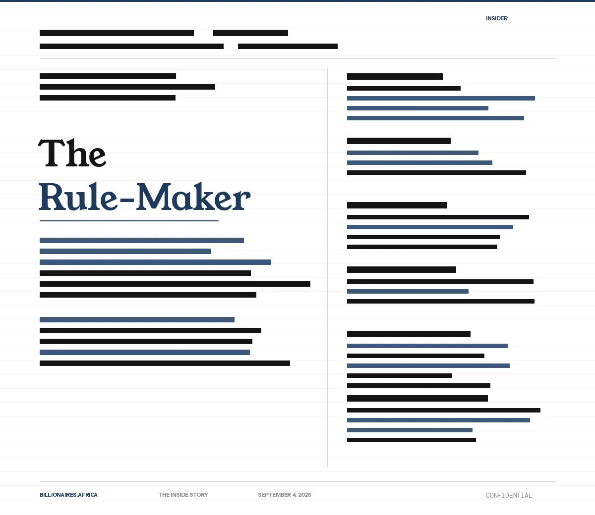 The Inside Story: The Rule-Maker — How Jean Kacou Diagou Co-Wrote Africa's Insurance Rulebook, Then Built NSIA Into a 12-Country Empire in the Market He Regulated