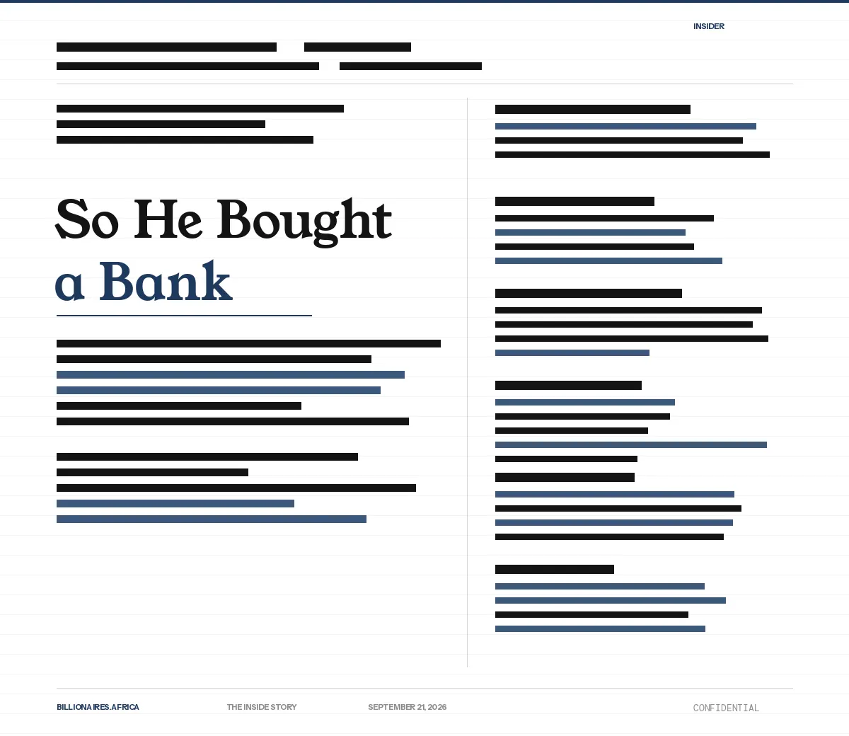 The Inside Story: So He Bought a Bank — How GT Ferreira Was Refused a Banking Licence in 1977, Then Built One of South Africa's Great Fortunes