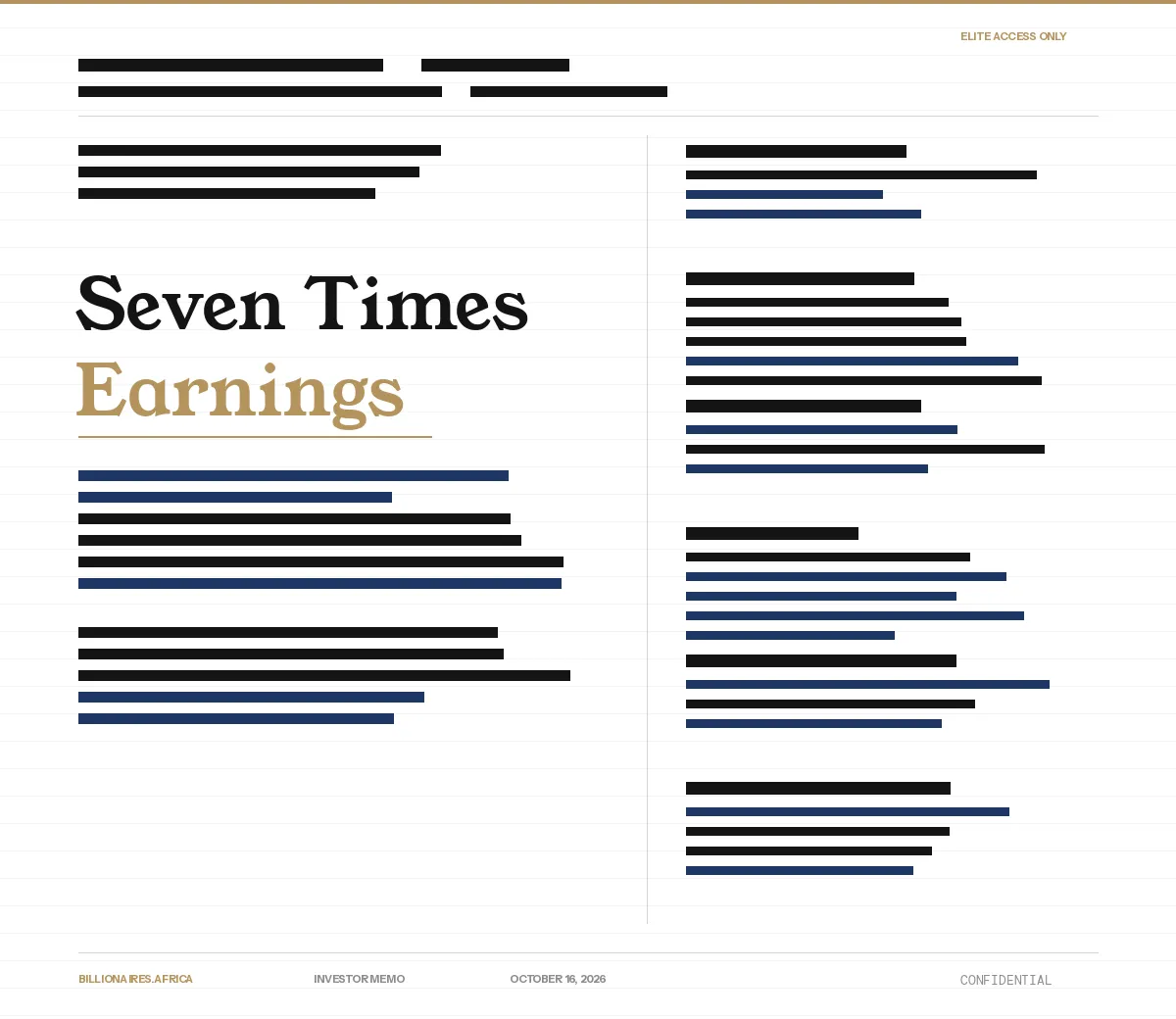 Investor Memo: Seven Times Earnings — What the Dangote Refinery's Nine-Month Numbers Say About the ₦525 Share Price