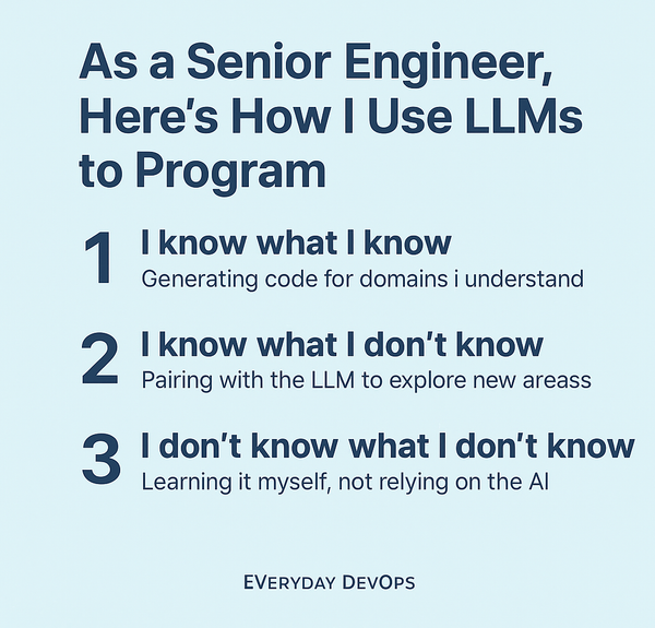 As a Senior Engineer, Here’s How I Actually Use LLMs to Program
