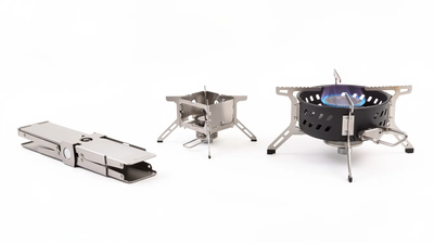 Foldable Stove: Compact Cooking Power for Camping, Backpacking & Emergencies!