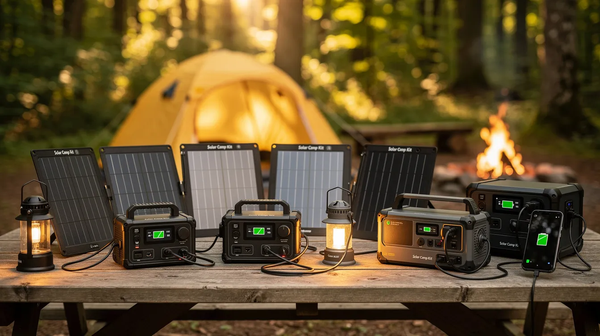 Camp Solar Kit: How to Choose the Right Portable Solar Setup for Your Next Trip!