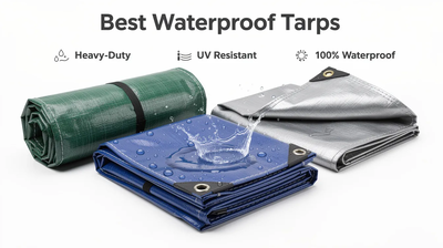 Waterproof Tarps: Heavy Duty Protection for Camping, Worksites & Home!