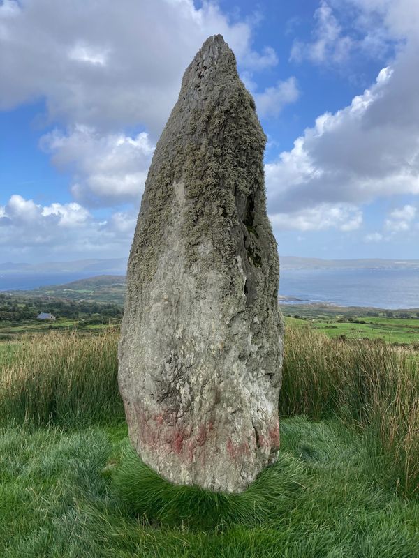 Bronze Age standing stone on Bere Island Co.Cork 2024.