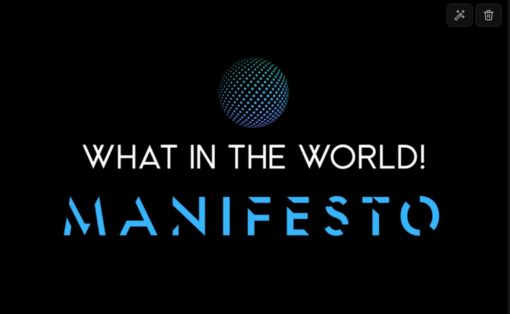 What in the World! Manifesto: Inequality Is an Output, Not a Failure