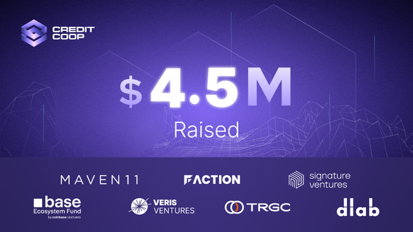 Credit Coop's $4.5M Seed Round: Powering the Stablecoin Economy with Programmable Credit