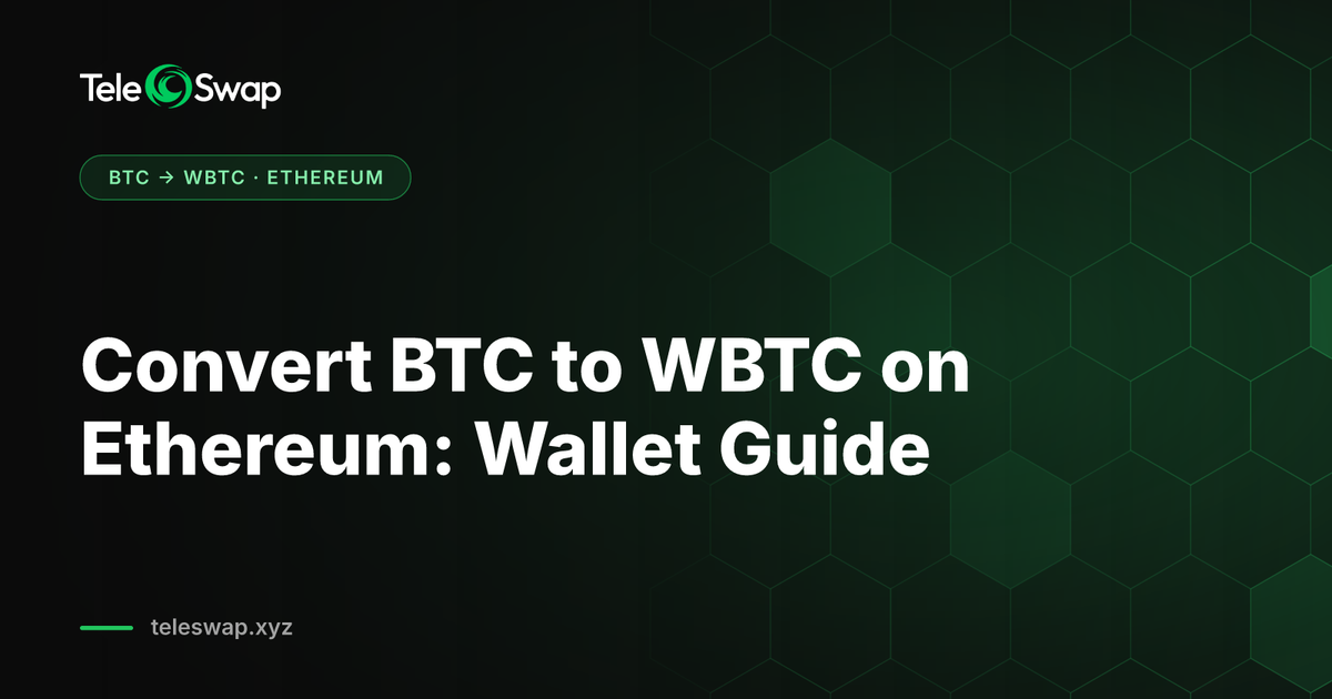 Convert BTC to WBTC on Ethereum: 2026 Wallet Guide