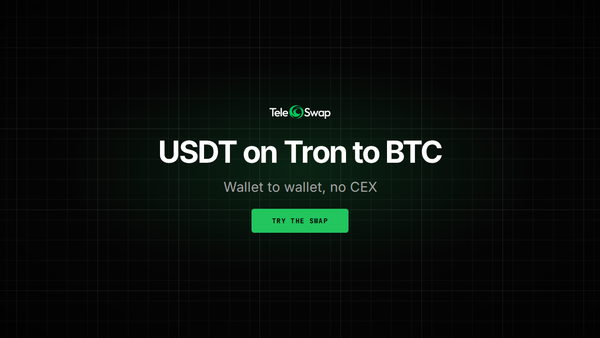 Swap USDT on Tron to Native BTC: Step-by-Step Guide, No CEX