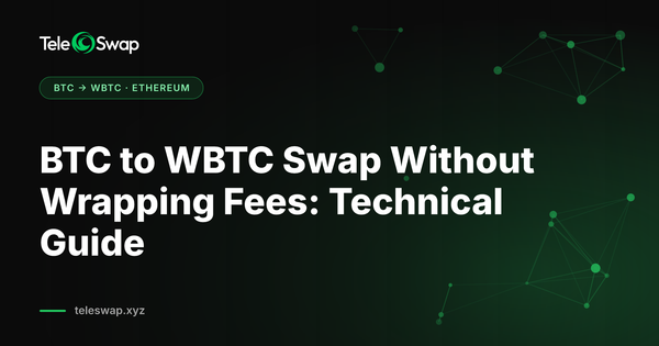 BTC to WBTC Swap Without Wrapping Fees: 2026 Technical Guide