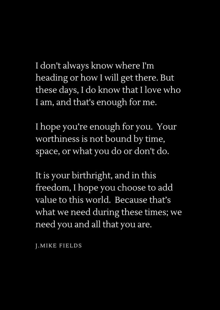 Choose to add value.