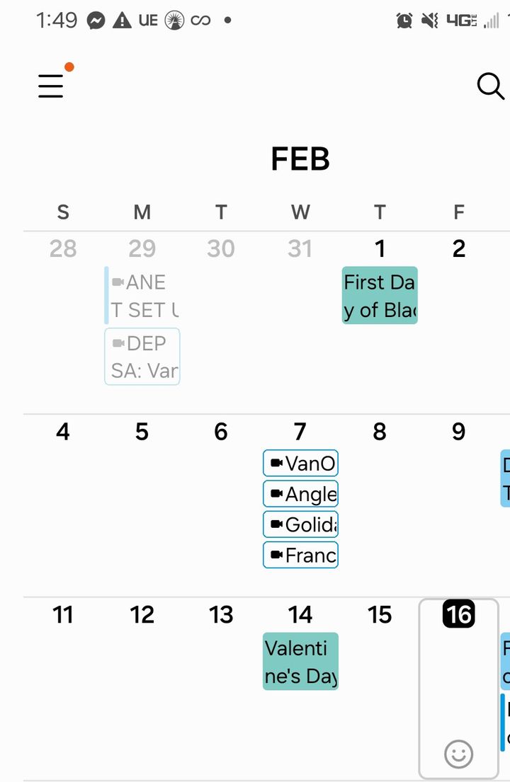 The night before winter break