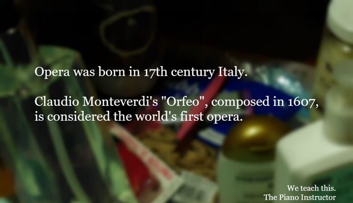 Birth of opera