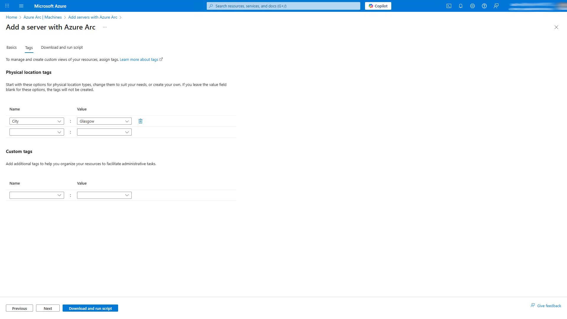 Azure Portal Azure Arc