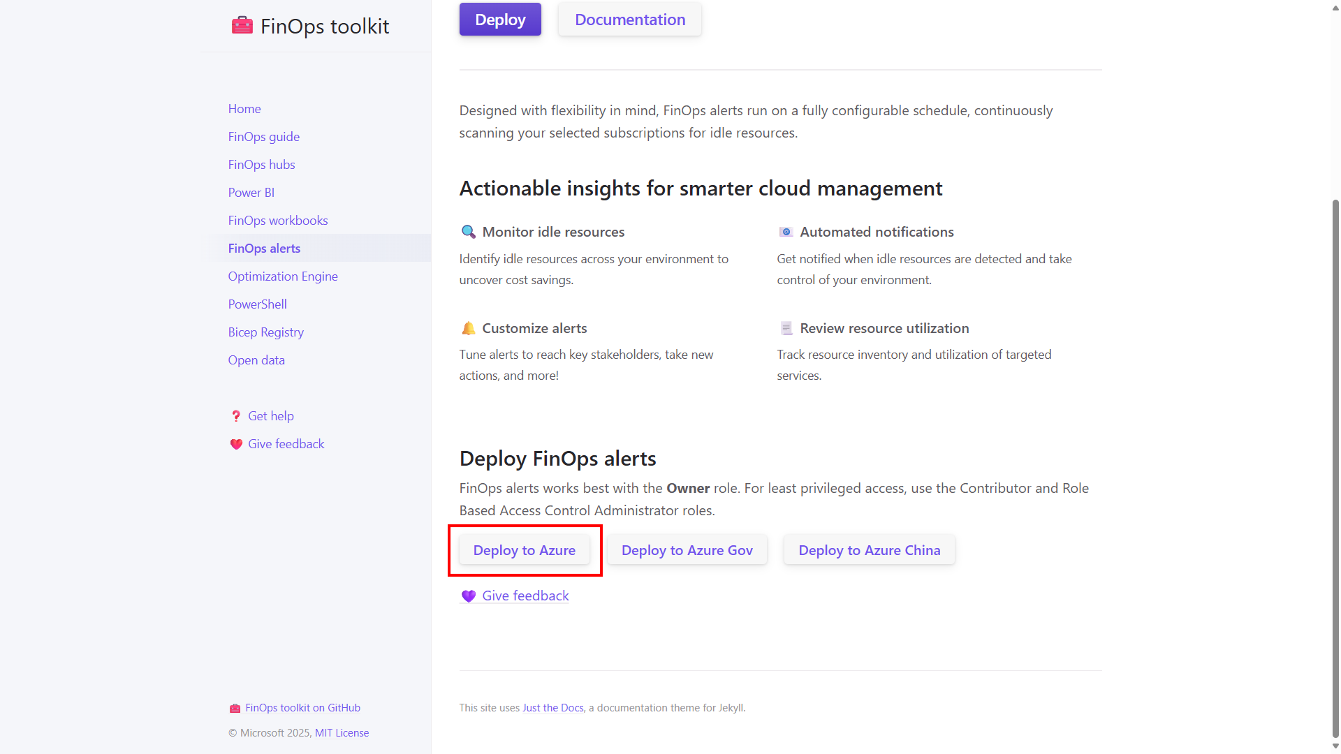 Azure FinOps Toolkit