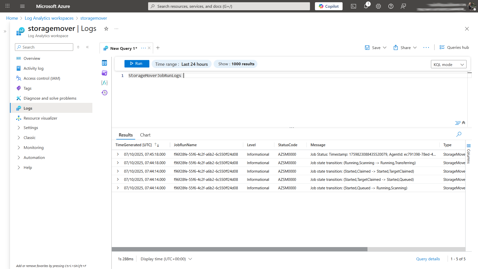Azure Log Analytics