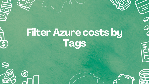 Filter Azure costs by Tags