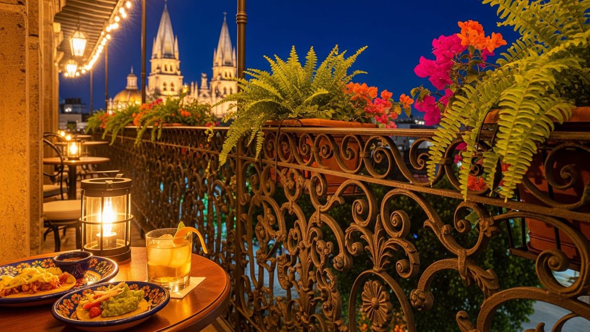 Bajo las luces de la Catedral de Guadalajara: 3 rooftops imperdibles para tu próxima cena