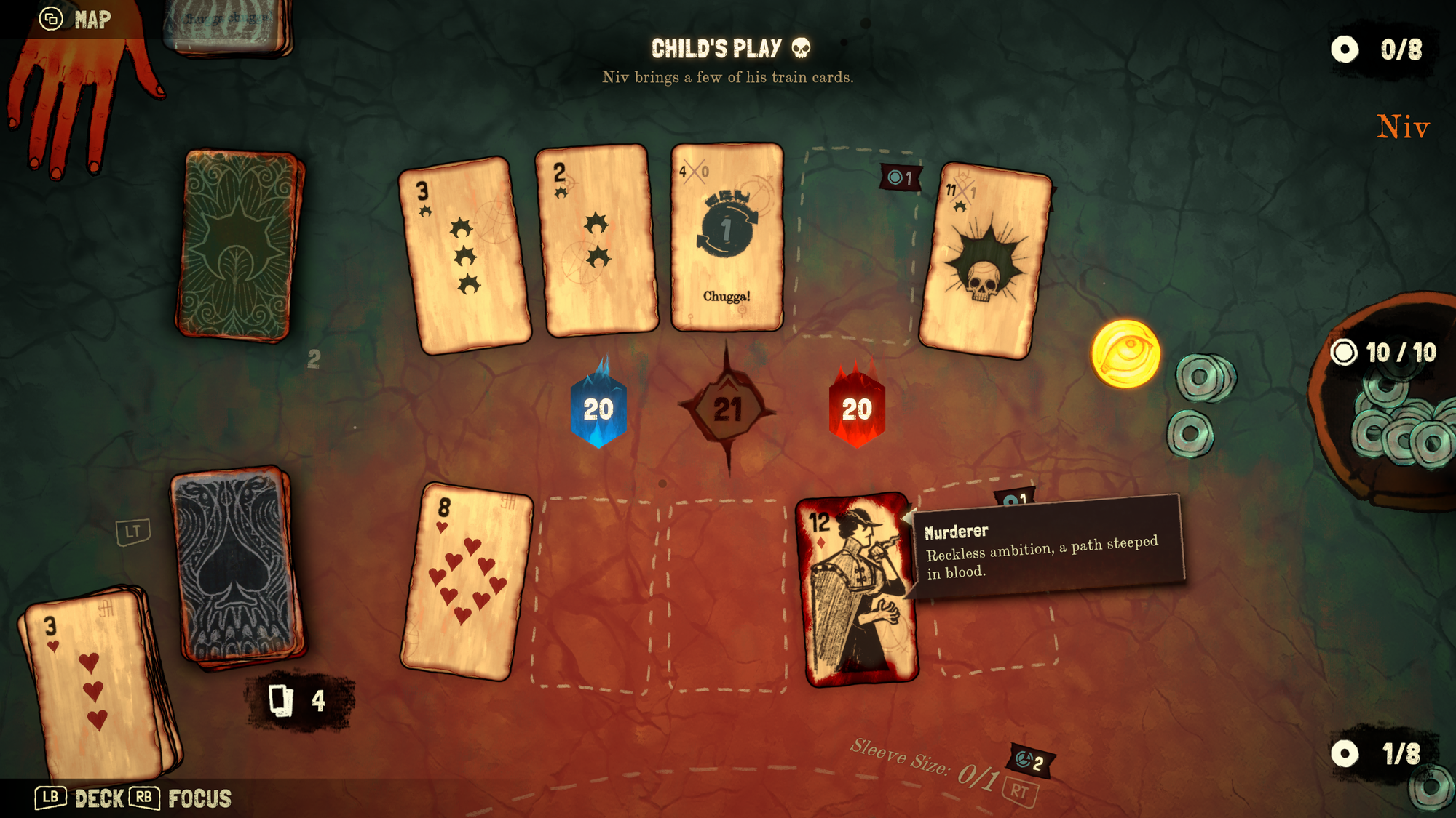 A game of Blackjack in Black Jacket