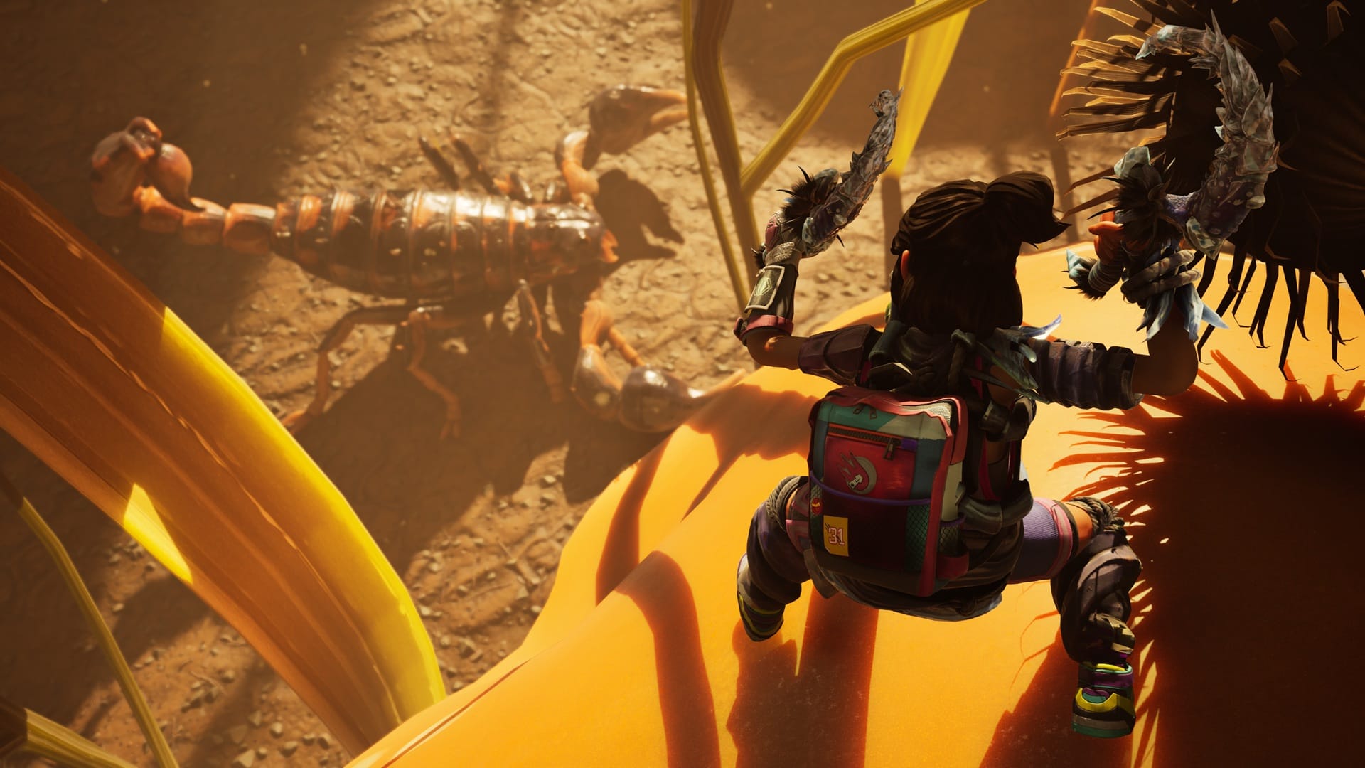 Hoops eyes a scorpion in Grounded 2