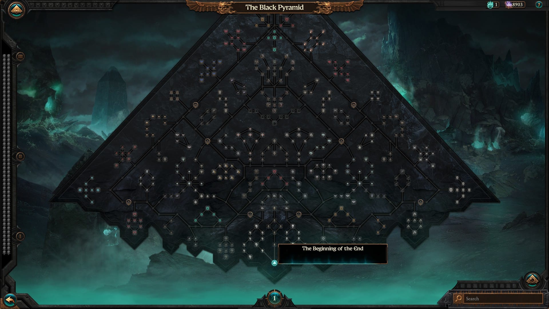 The truly unholy Black Pyramid skill tree for Nagash in Total War: Warhammer 3