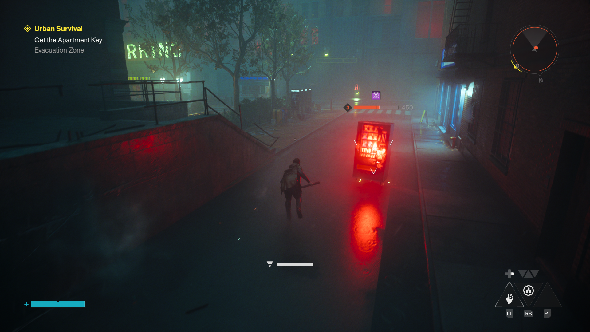 Dylan Faden in Control Resonant chasing down a possessed vending machine.