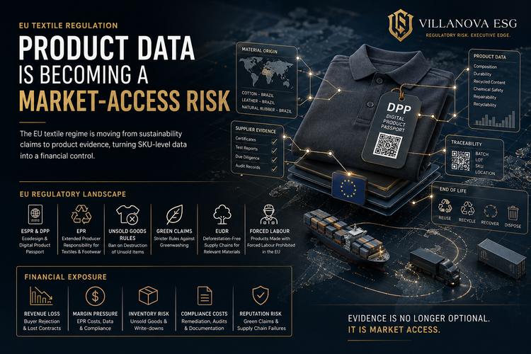 EU Textile Regulation: Product Data Is Becoming a Market-Access Risk