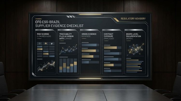 The CFO Checklist for EU-Brazil Supplier Evidence