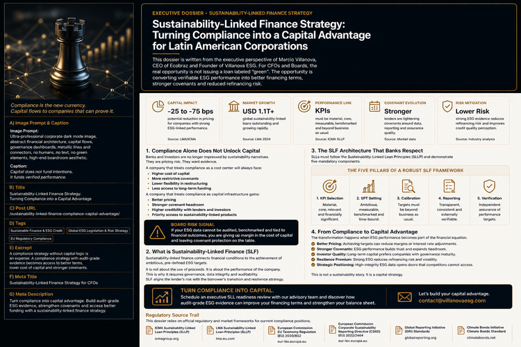 Sustainability-Linked Finance Strategy