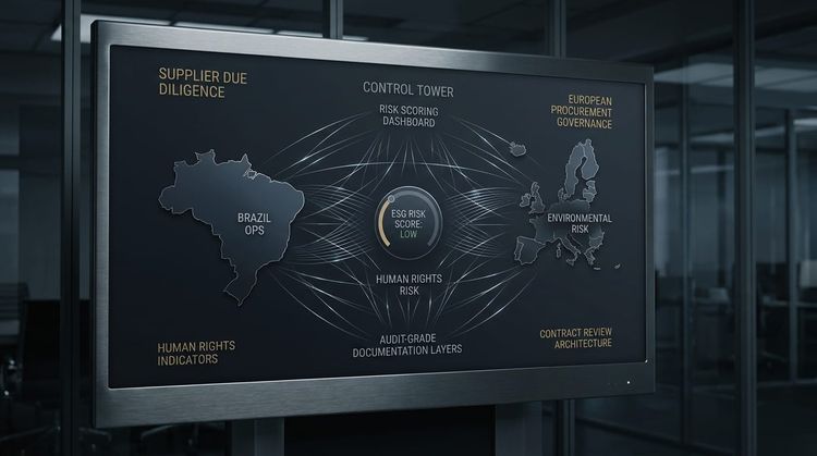 Supplier Due Diligence and Brazilian Operations: Why Procurement Becomes a Regulatory Control Point