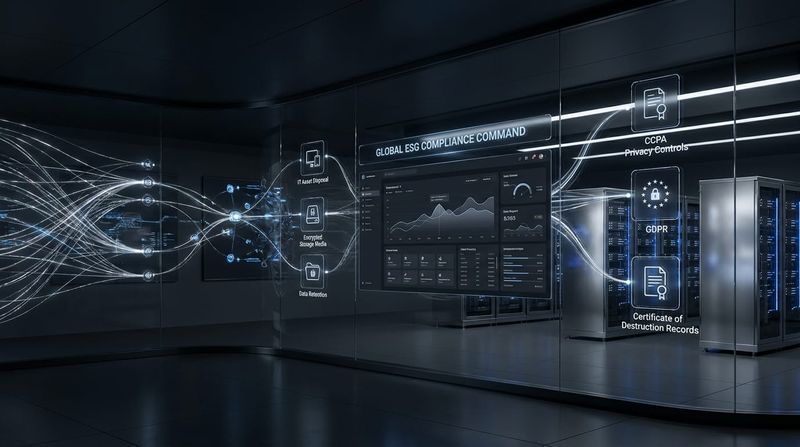 GDPR and CCPA: Data Retention Rules in IT Asset Disposal