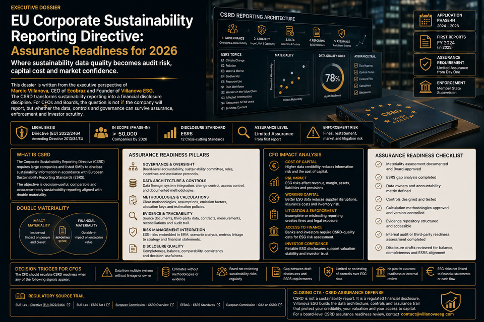 EU Corporate Sustainability Reporting Directive: Assurance Readiness for 2026
