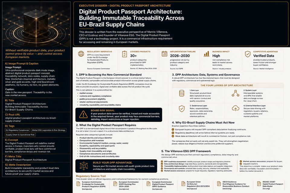 Digital Product Passport Architecture