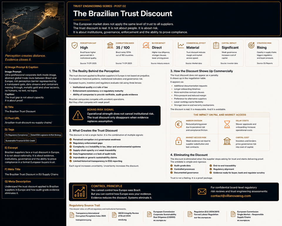 The Brazilian Trust Discount