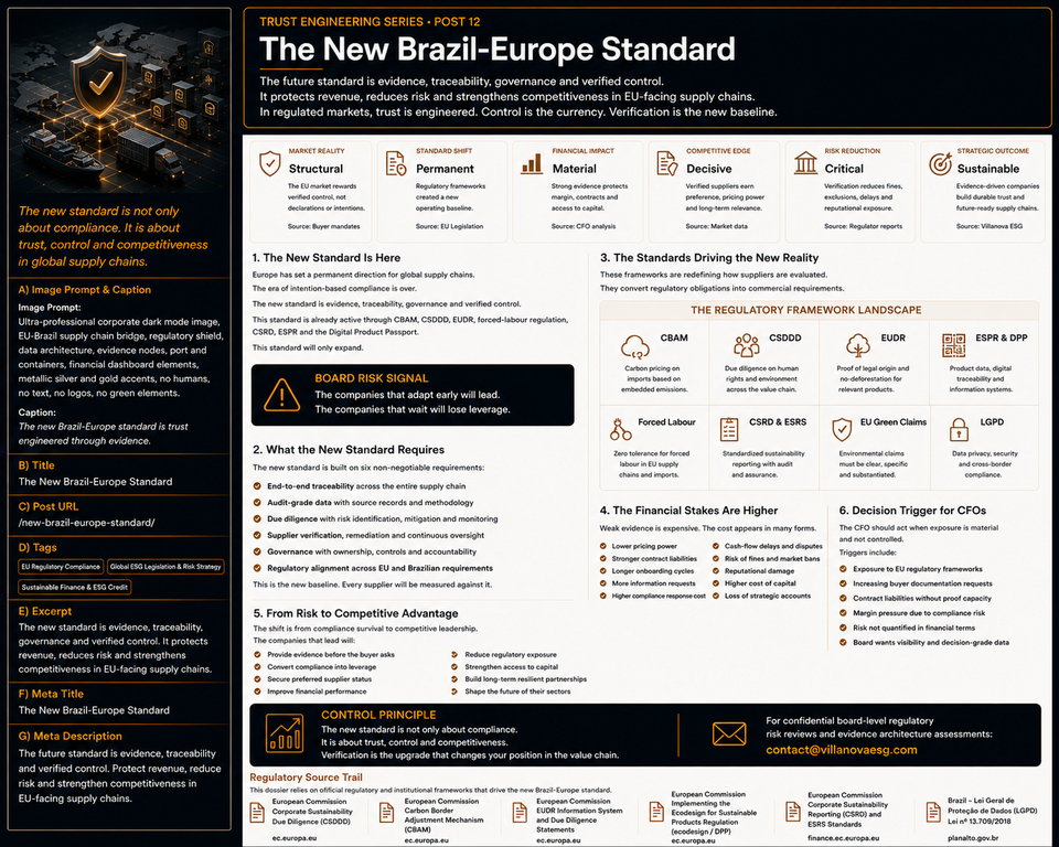 The New Brazil-Europe Standard