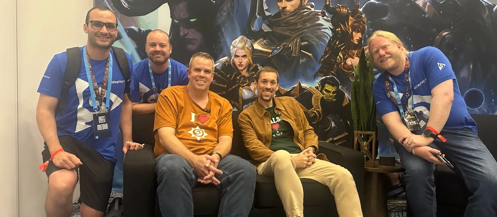 Picture of HSReplay Team with Developers